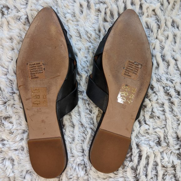 Madewell Cindy Mule - True Black - 5.5 - Picture 2 of 6